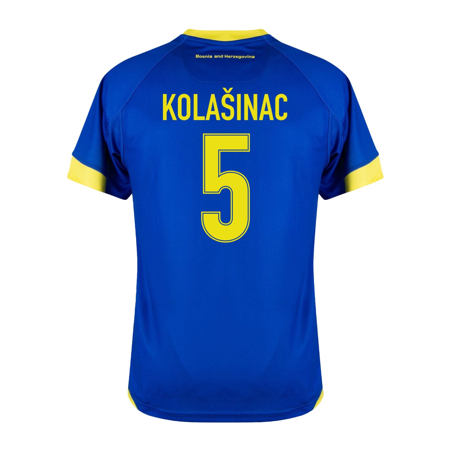 Sead Kolašinac 5 Bosnia and Herzegovina 2026 Home Jersey - Blue, Men