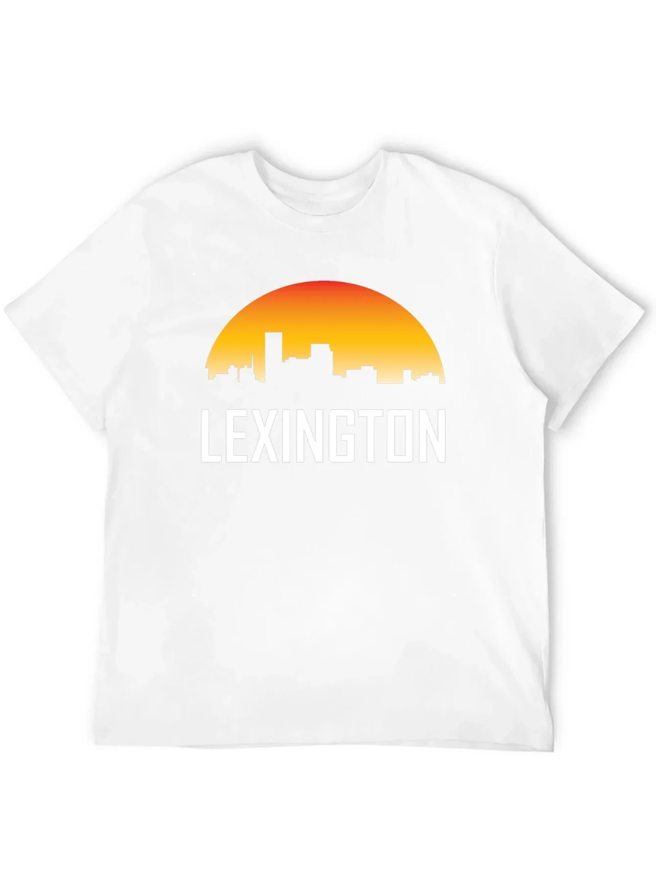 Lexington Skyline Graphic T-Shirt - Retro Sunset Tee