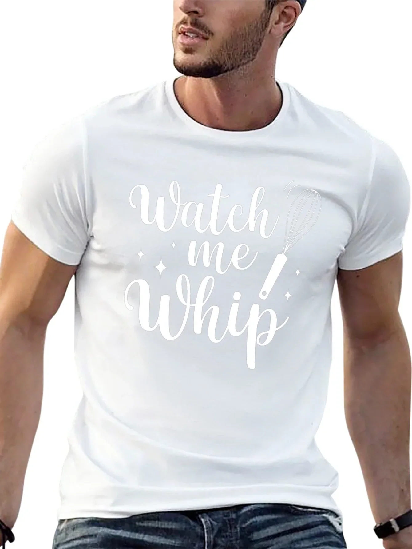 Watch Me Whip Black Crewneck T-Shirt