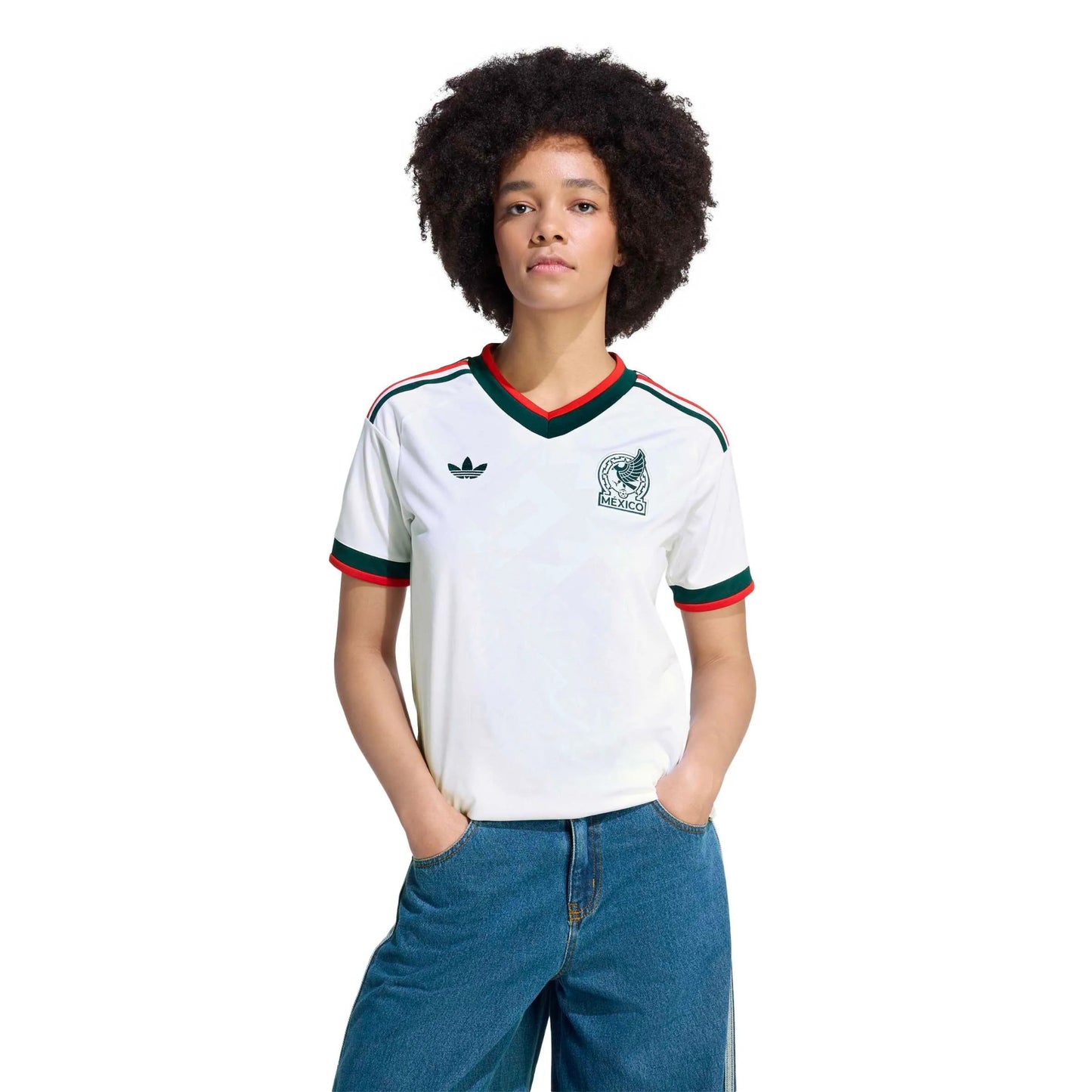 adidas 2026 Mexico Women's Stadium Away Soccer Jersey
