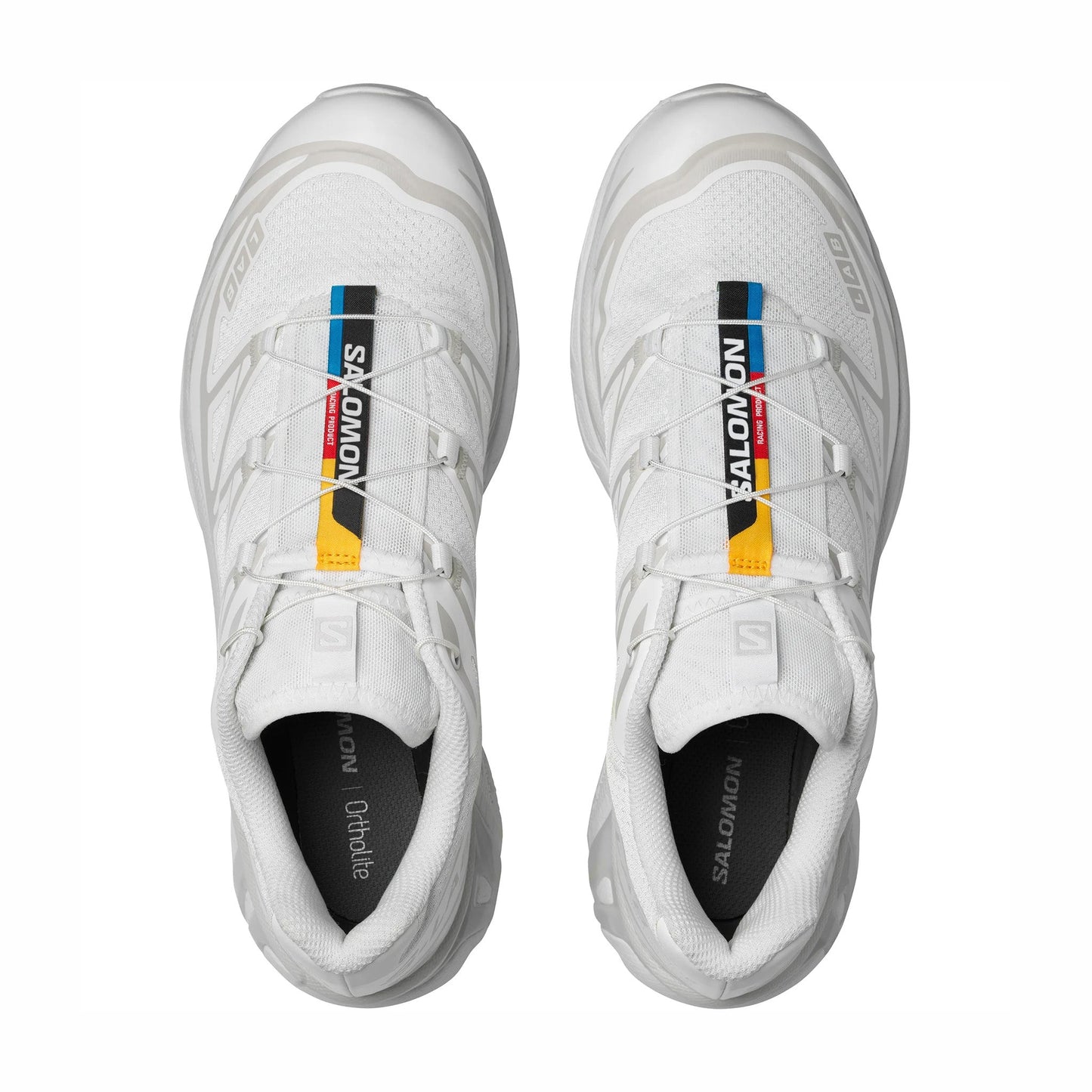 Salomon Unisex XT-6 (White/White/Lunar Rock) Shoe