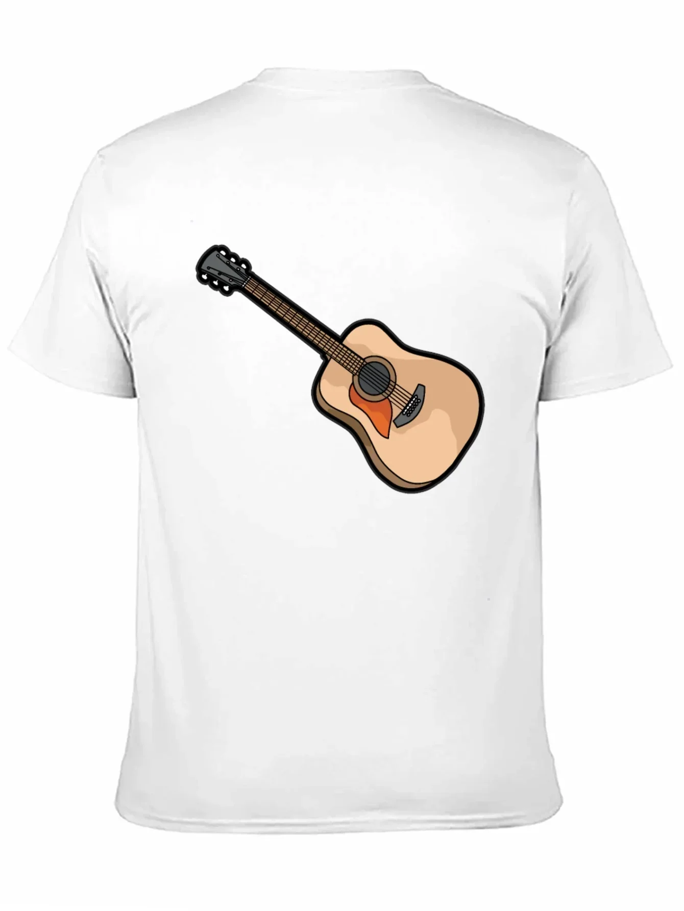 Guitar Graphic Tee - Music Lovers Black T-Shirt
