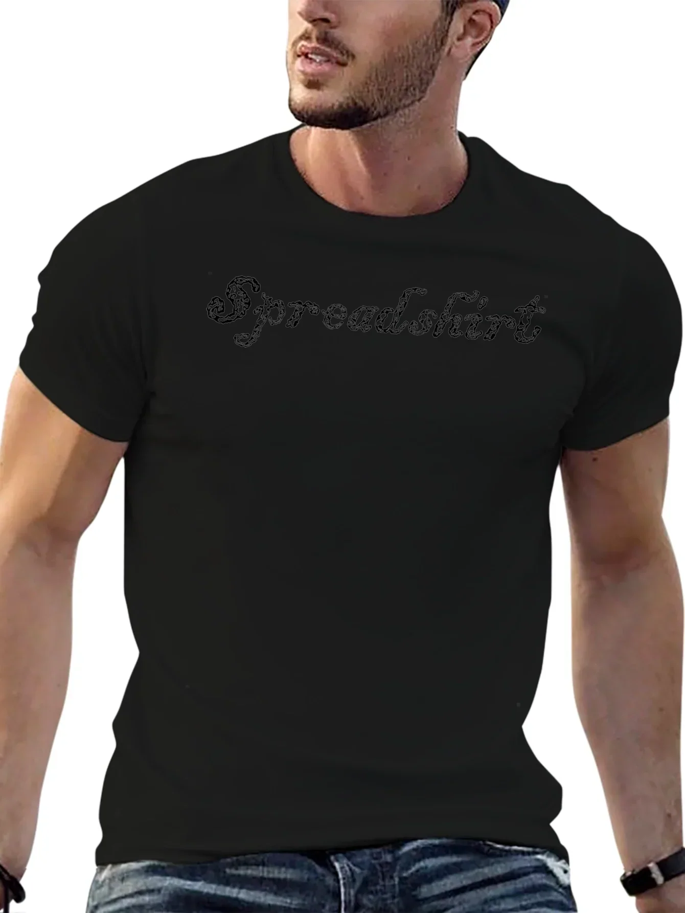 Spreadsheet Graphic Tee - Soft Black T-Shirt