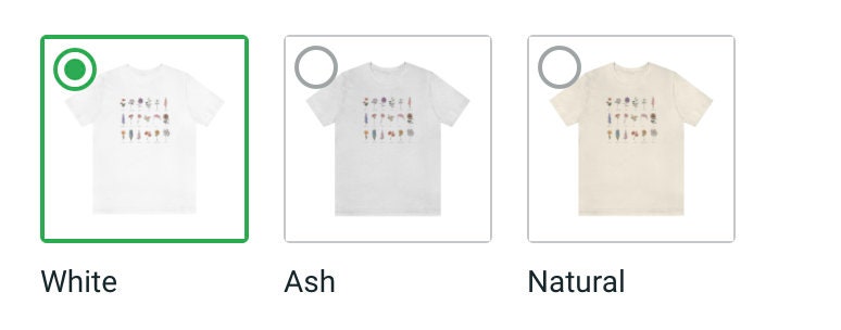 Wild Flower Shirt | Womens WildFlowers Graphic Tshirt | Trendy Hand drawn flower Boho Botanical Chart T-shirt | Botany Floral Gift