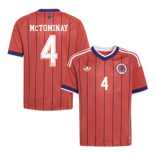 Scott McTominay 4 Youth Scotland National Team 2026 Away Jersey - Red