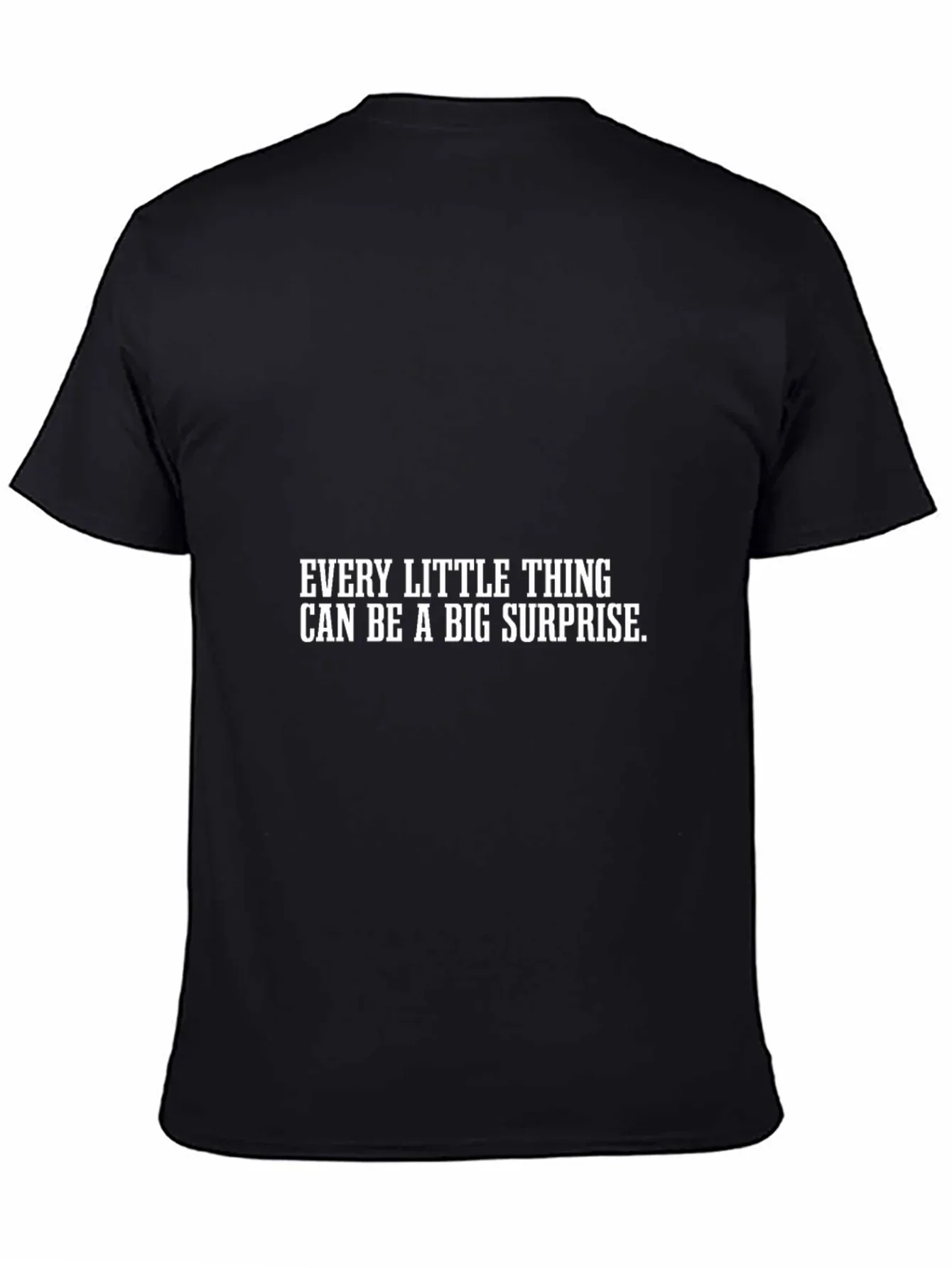 Surprise Graphic Tee - Mens Black T-Shirt